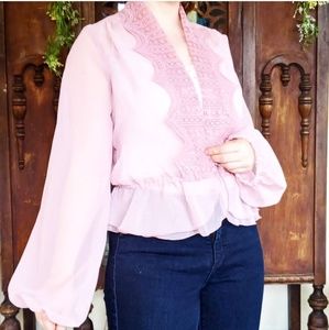 Late 50s Vintage Handmade Sample Blouse